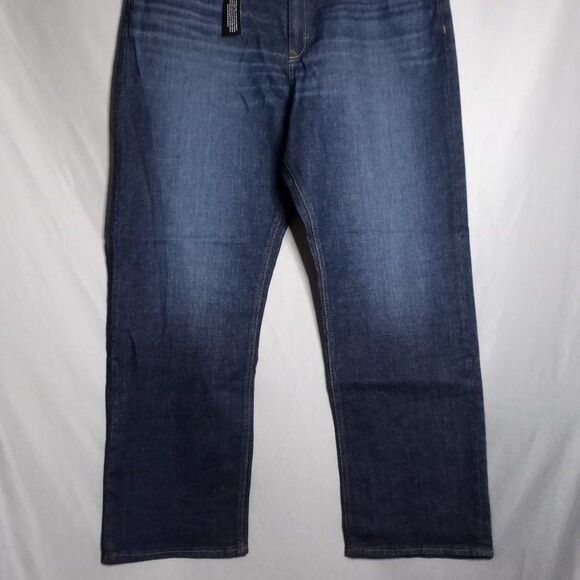 Banana Republic Straight Fit Men's Straight Leg Dark Wash Jeans Size 42x32 NWT - Picture 6 of 9